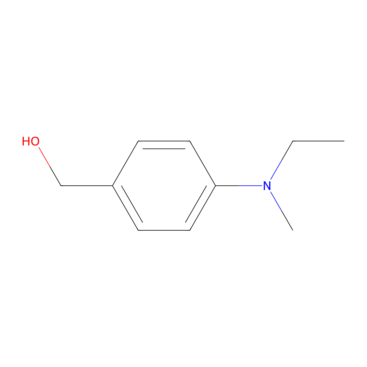 {4-[Ethyl(methyl)amino]phenyl}methanol molecular structure, CAS 1094841-34-5