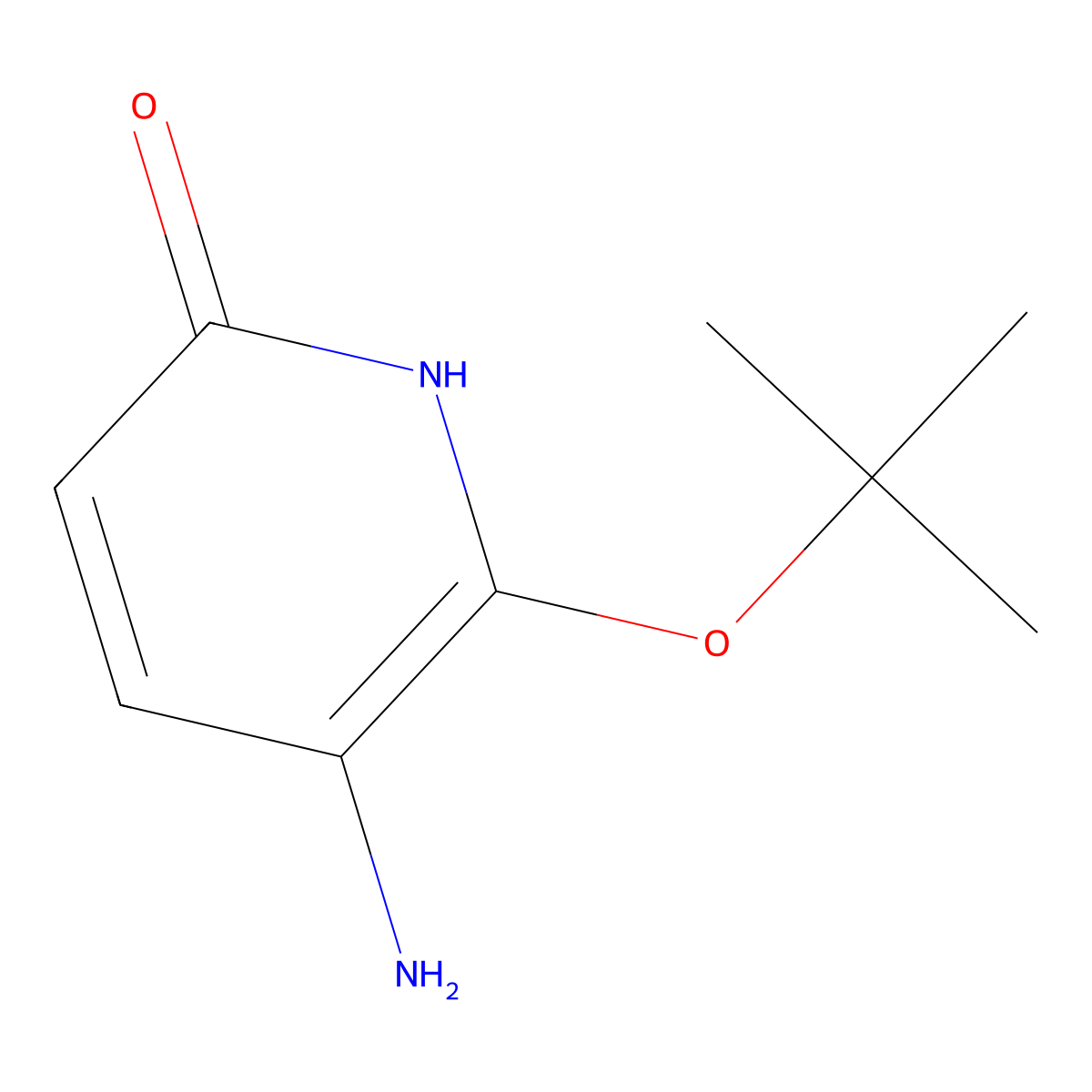 5-Amino-6-(tert-butoxy)pyridin-2-OL molecular structure, CAS 1094858-73-7