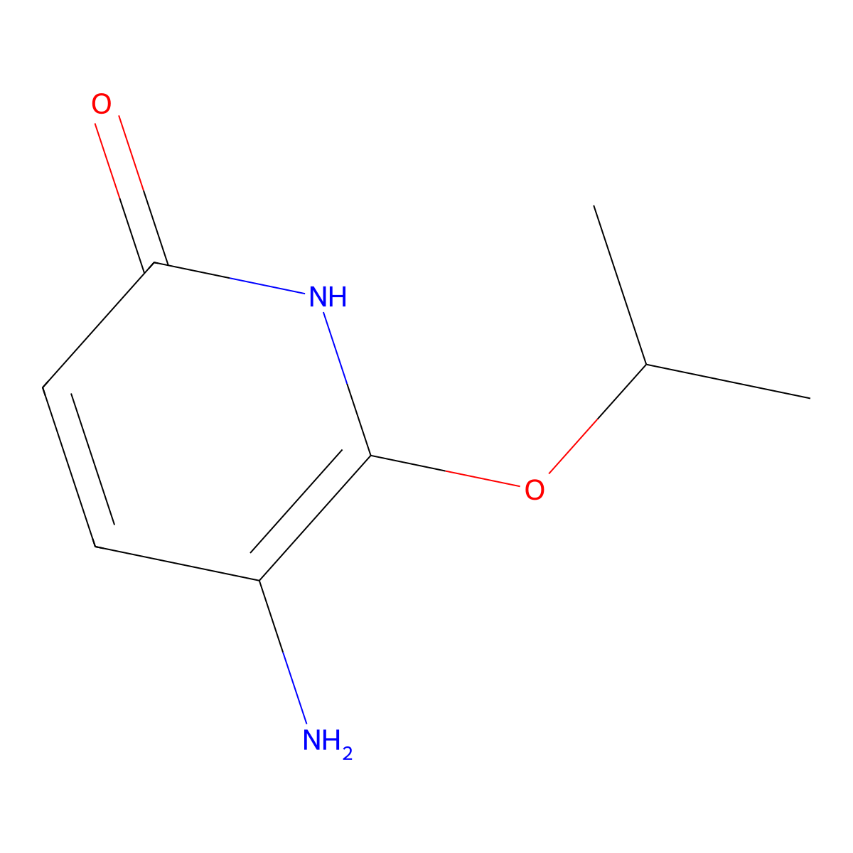 5-Amino-6-(propan-2-yloxy)pyridin-2-OL molecular structure, CAS 1094858-74-8