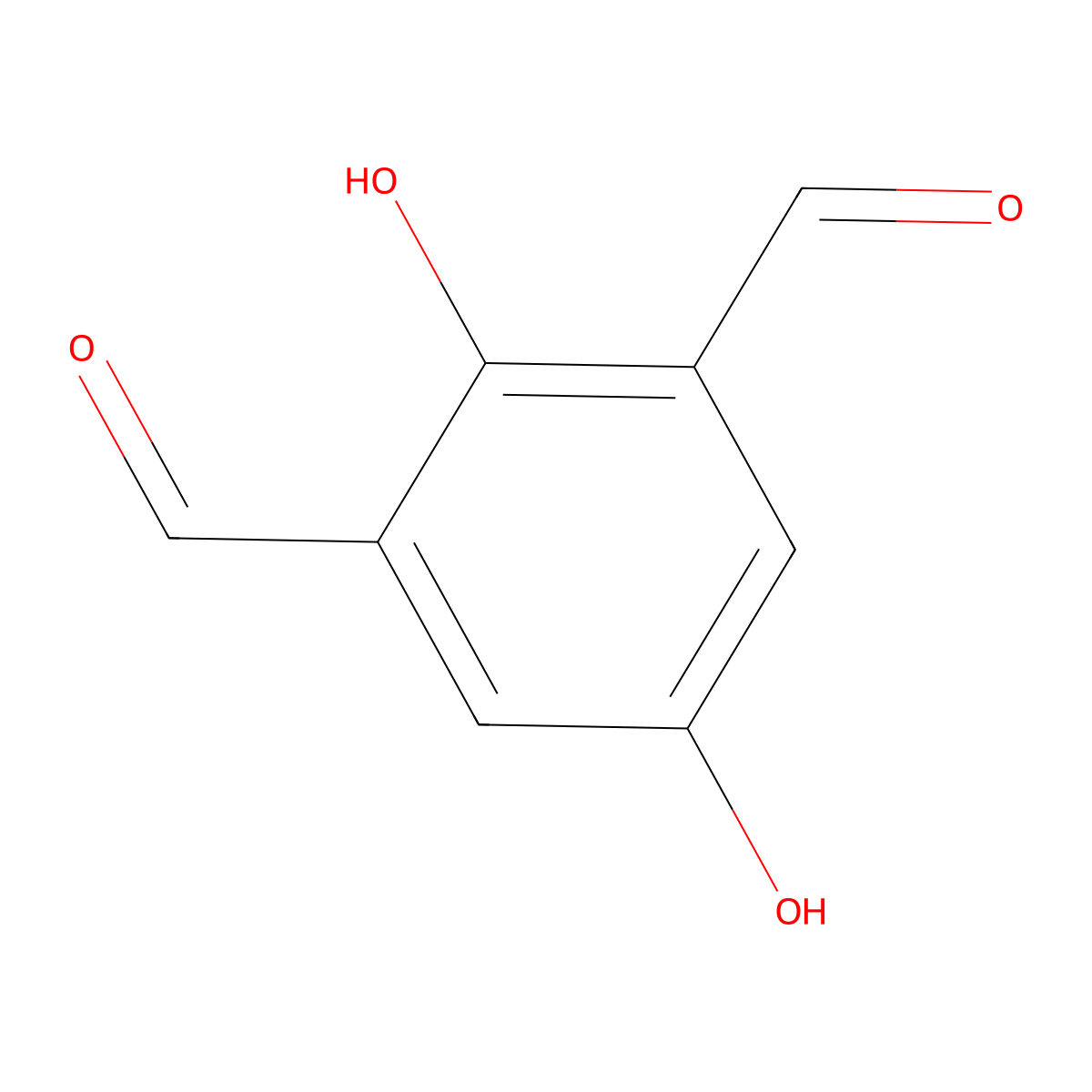 2,5-Dihydroxyisophthalaldehyde molecular structure, CAS 109486-06-8