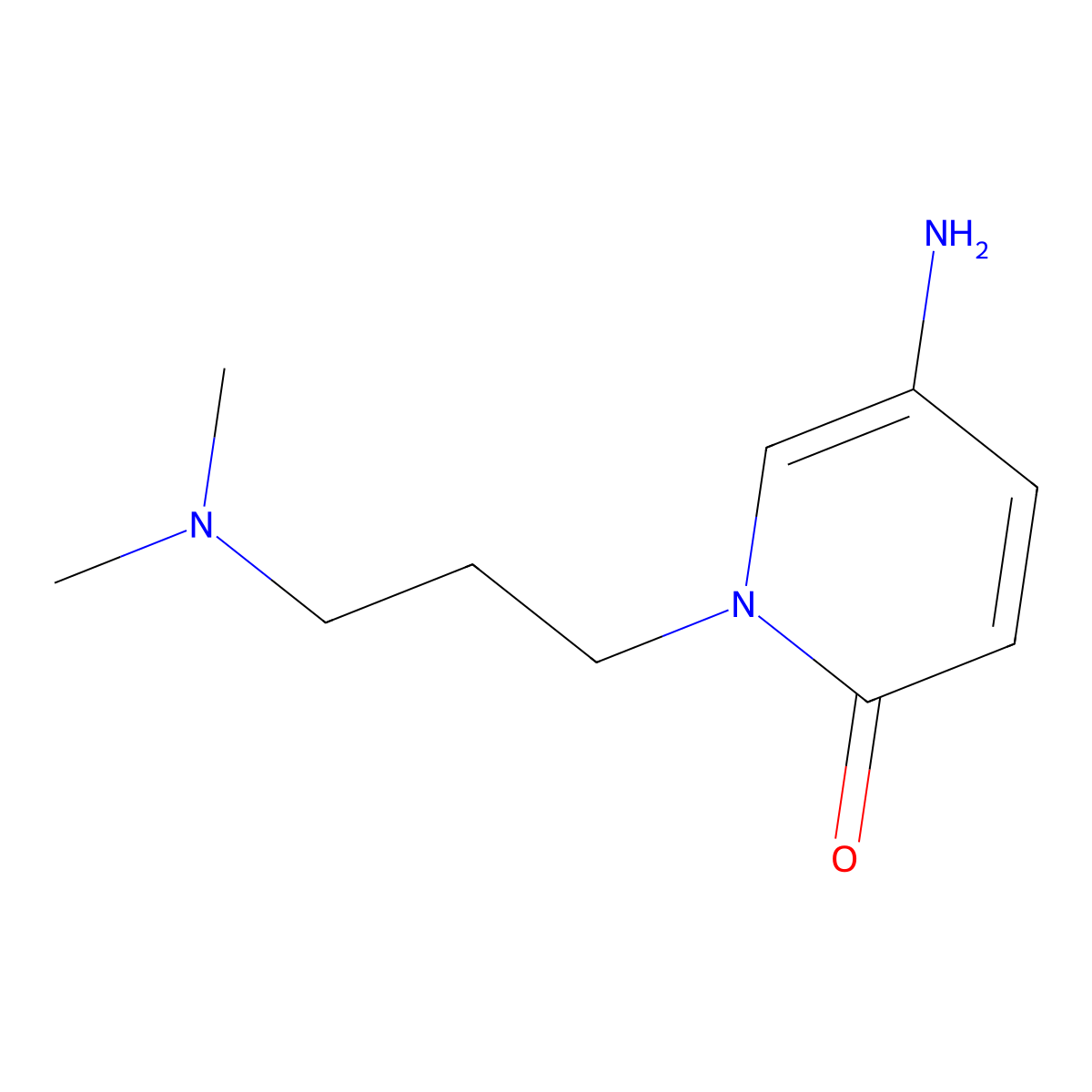5-Amino-1-(3-(dimethylamino)propyl)pyridin-2(1h)-one molecular structure, CAS 1094892-11-1