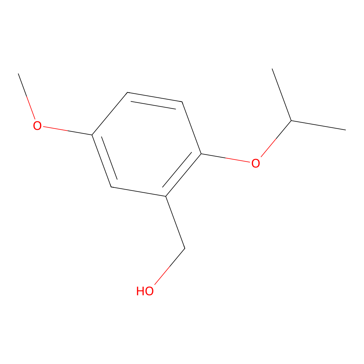 (2-Isopropoxy-5-methoxy-phenyl)-methanol molecular structure, CAS 1094903-71-5