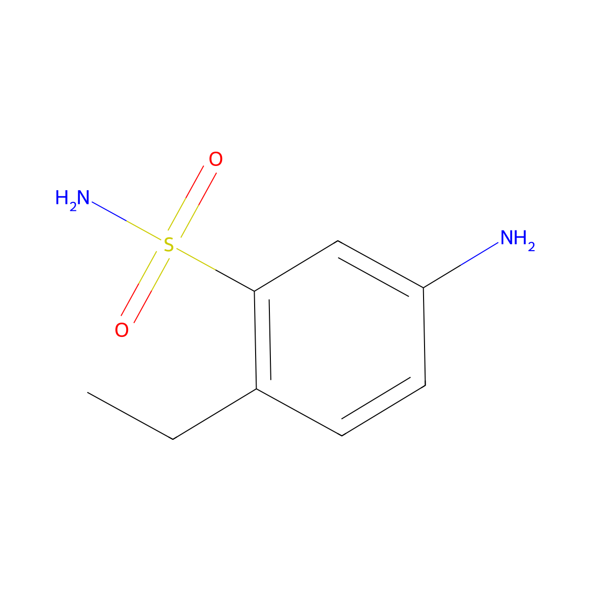 5-Amino-2-ethylbenzene-1-sulfonamide molecular structure, CAS 1094938-11-0