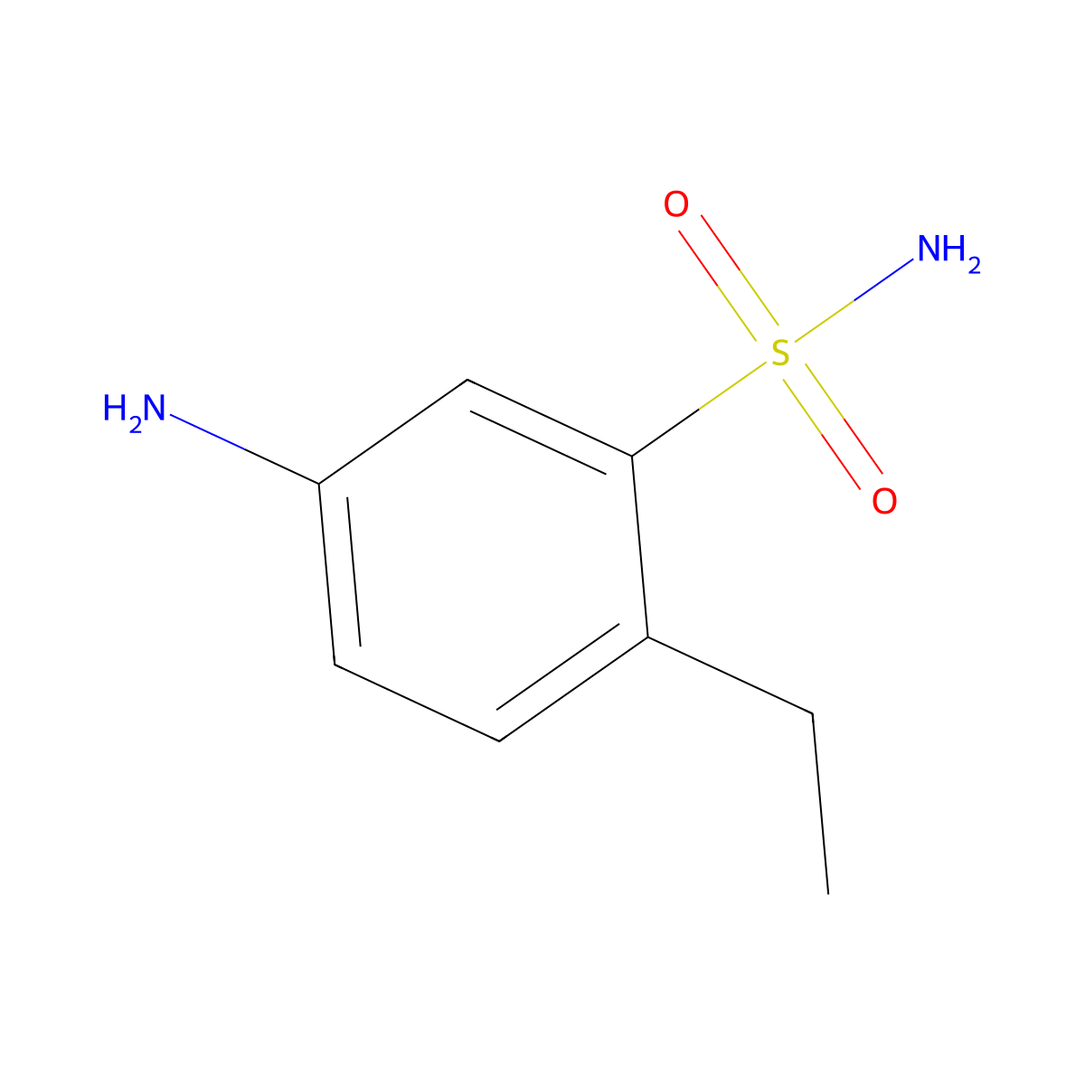 5-Amino-2-ethylbenzene-1-sulfonamide molecular structure, CAS 1094938-11-0