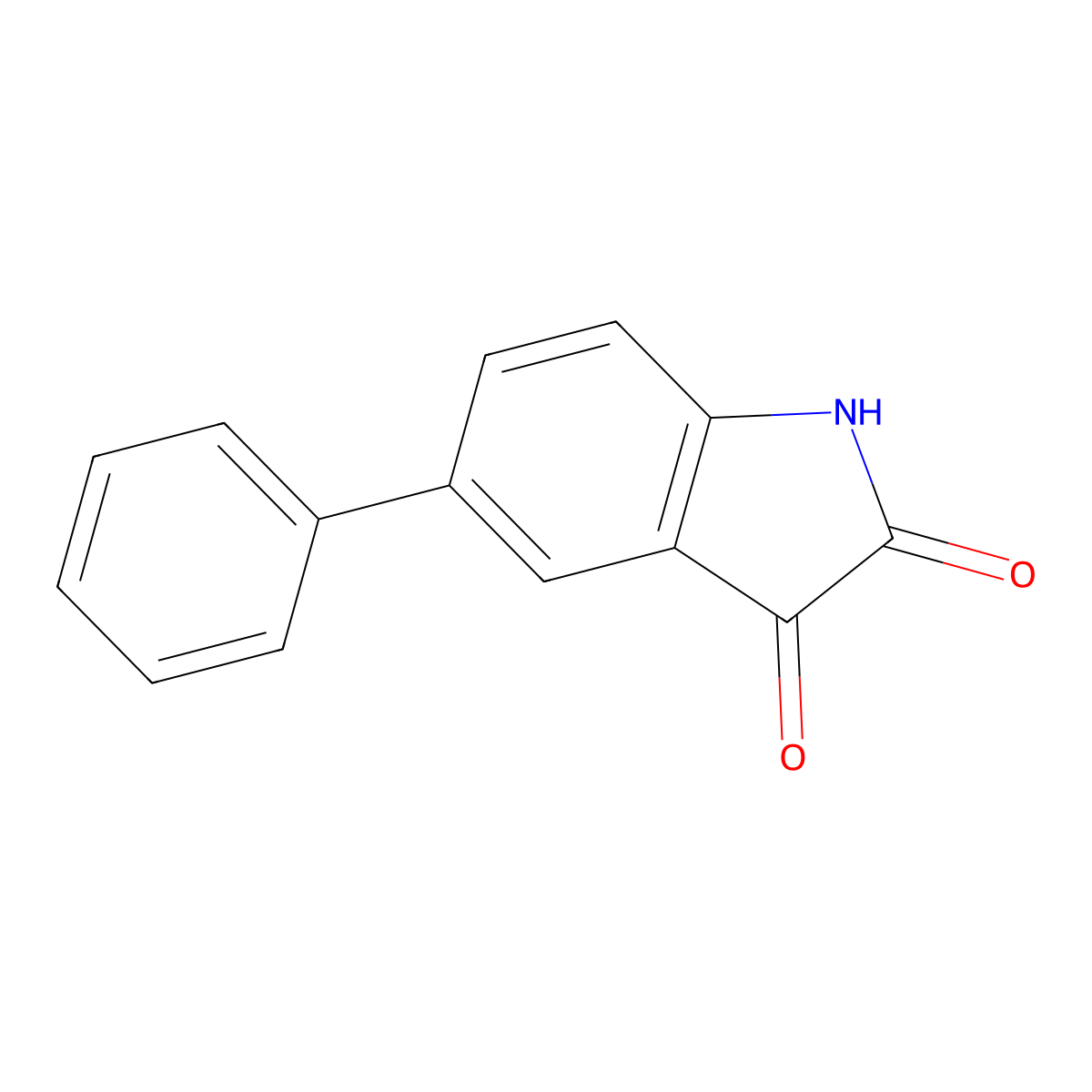 5-Phenylisatin molecular structure, CAS 109496-98-2