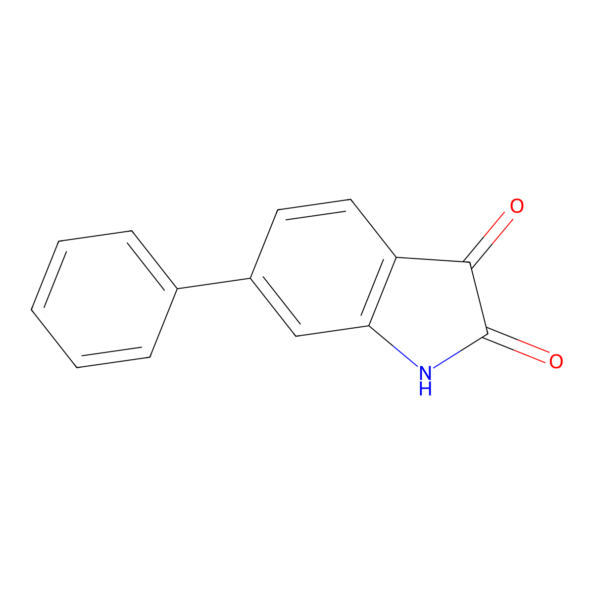 6-Phenylisatin molecular structure, CAS 109497-00-9