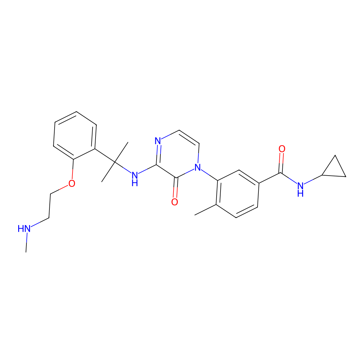 p38alpha Inhibitor 2 molecular structure, CAS 1095003-80-7