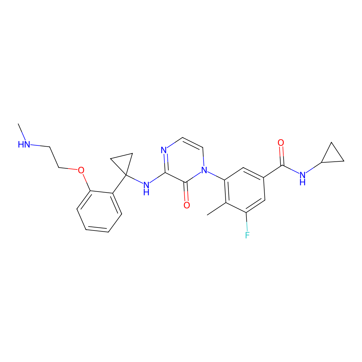 Azd-7624 molecular structure, CAS 1095004-78-6