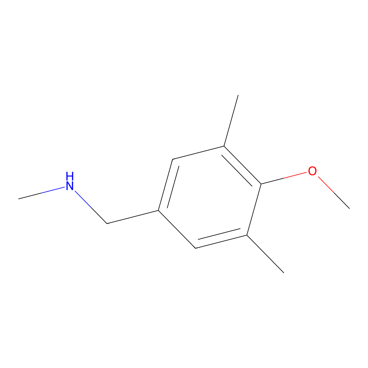 [(4-Methoxy-3,5-dimethylphenyl)methyl](methyl)amine molecular structure, CAS 1095073-10-1