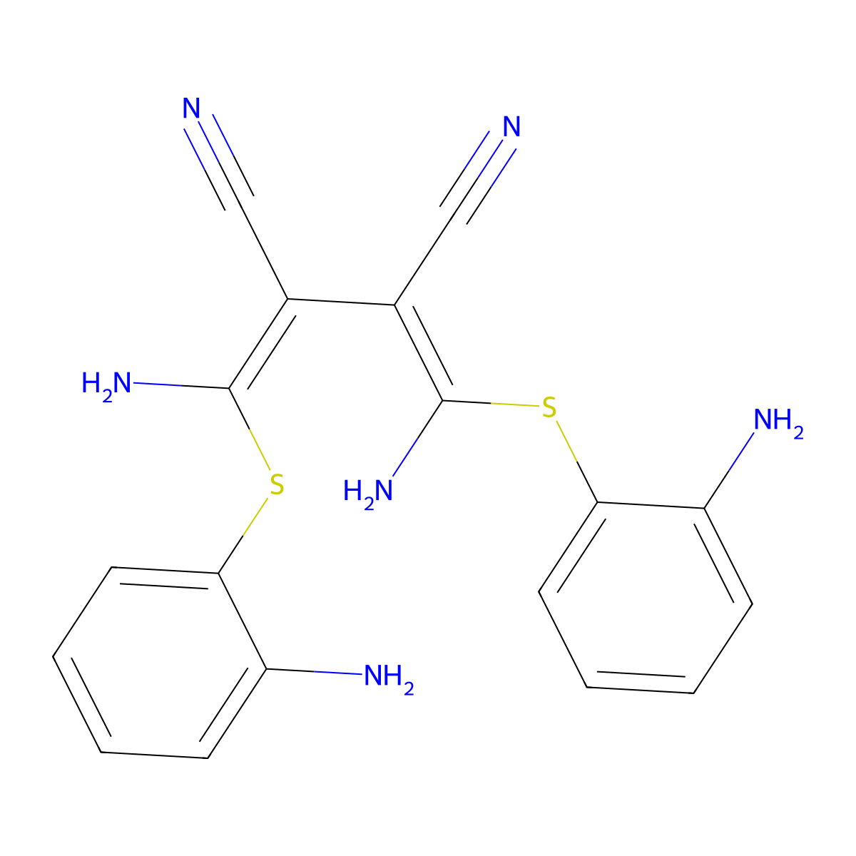 U0126 molecular structure, CAS 109511-58-2