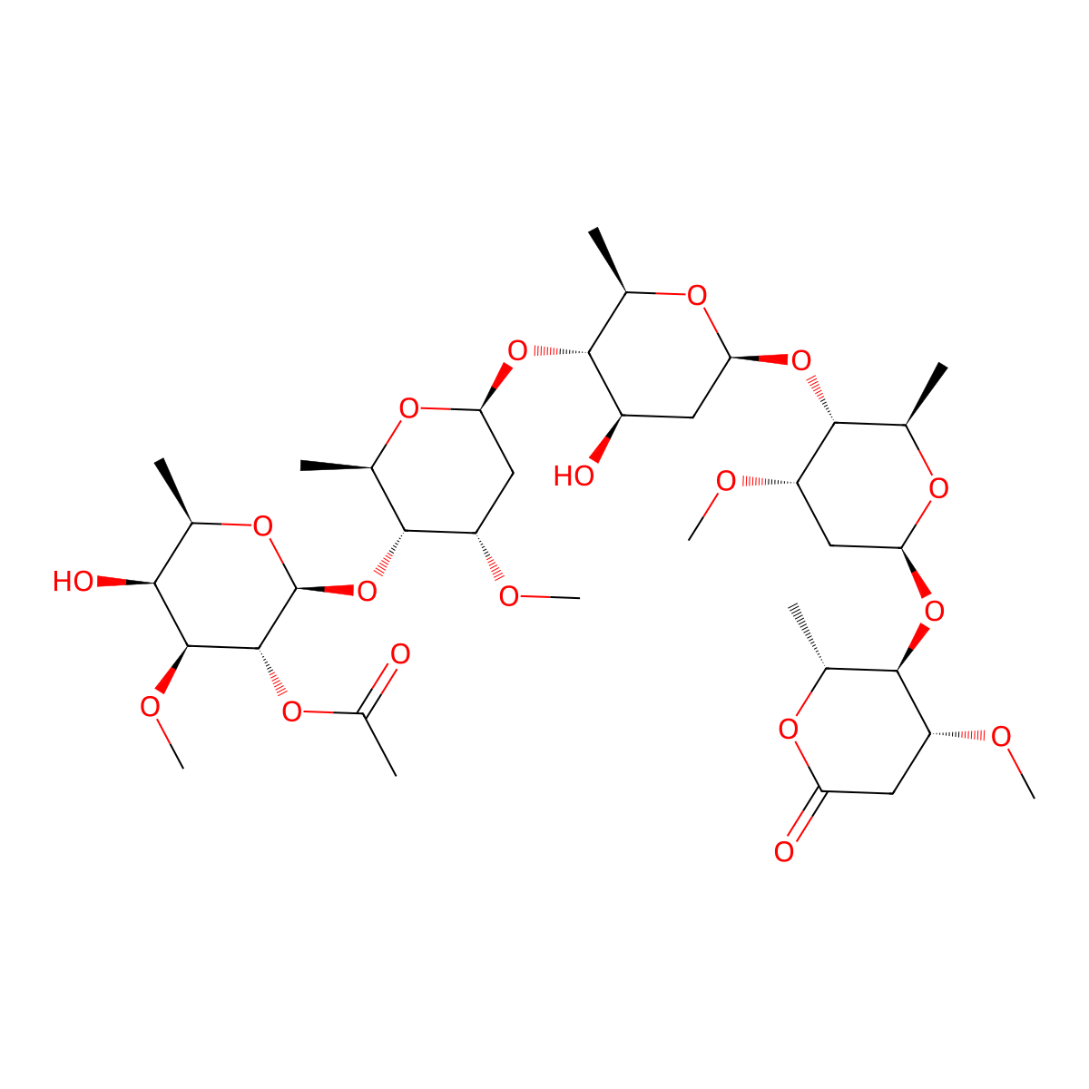 Perisesaccharide B molecular structure, CAS 1095261-93-0