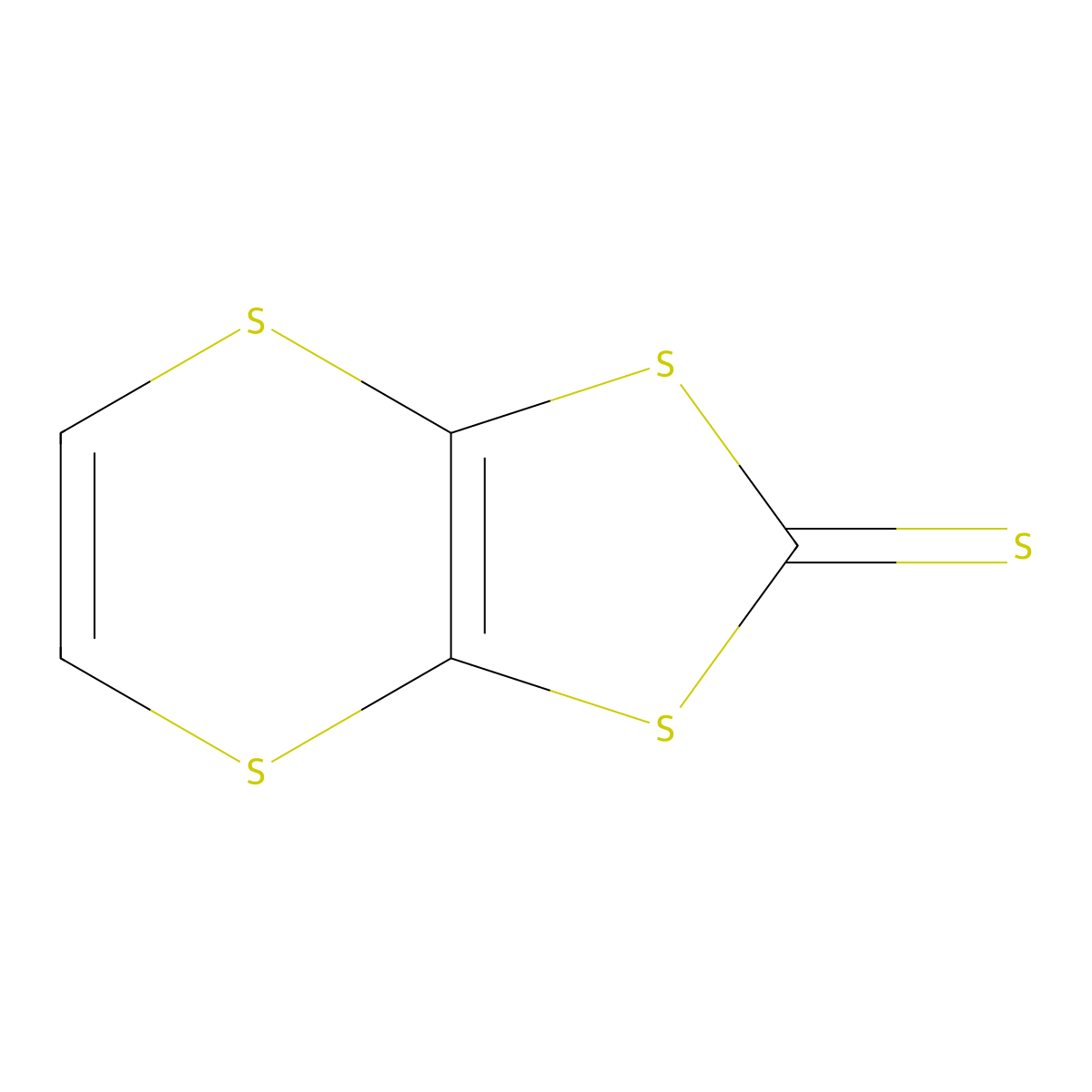 1,3-Dithiolo[4,5-b][1,4]dithiin-2-thione molecular structure, CAS 109538-80-9