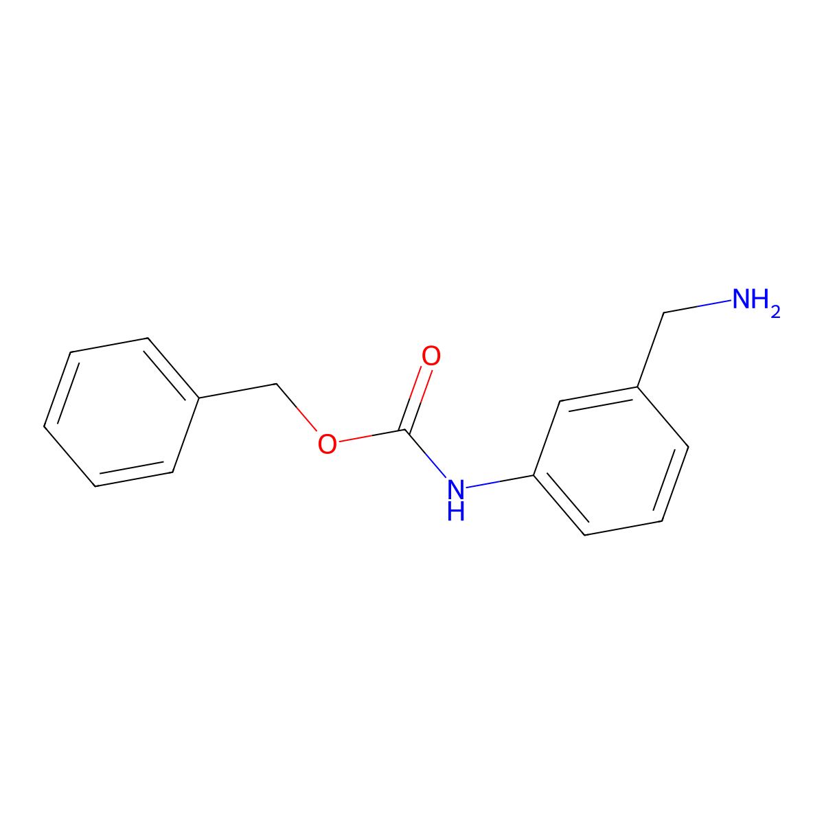 3-(Cbz-amino)benzylamine molecular structure, CAS 1095512-62-1