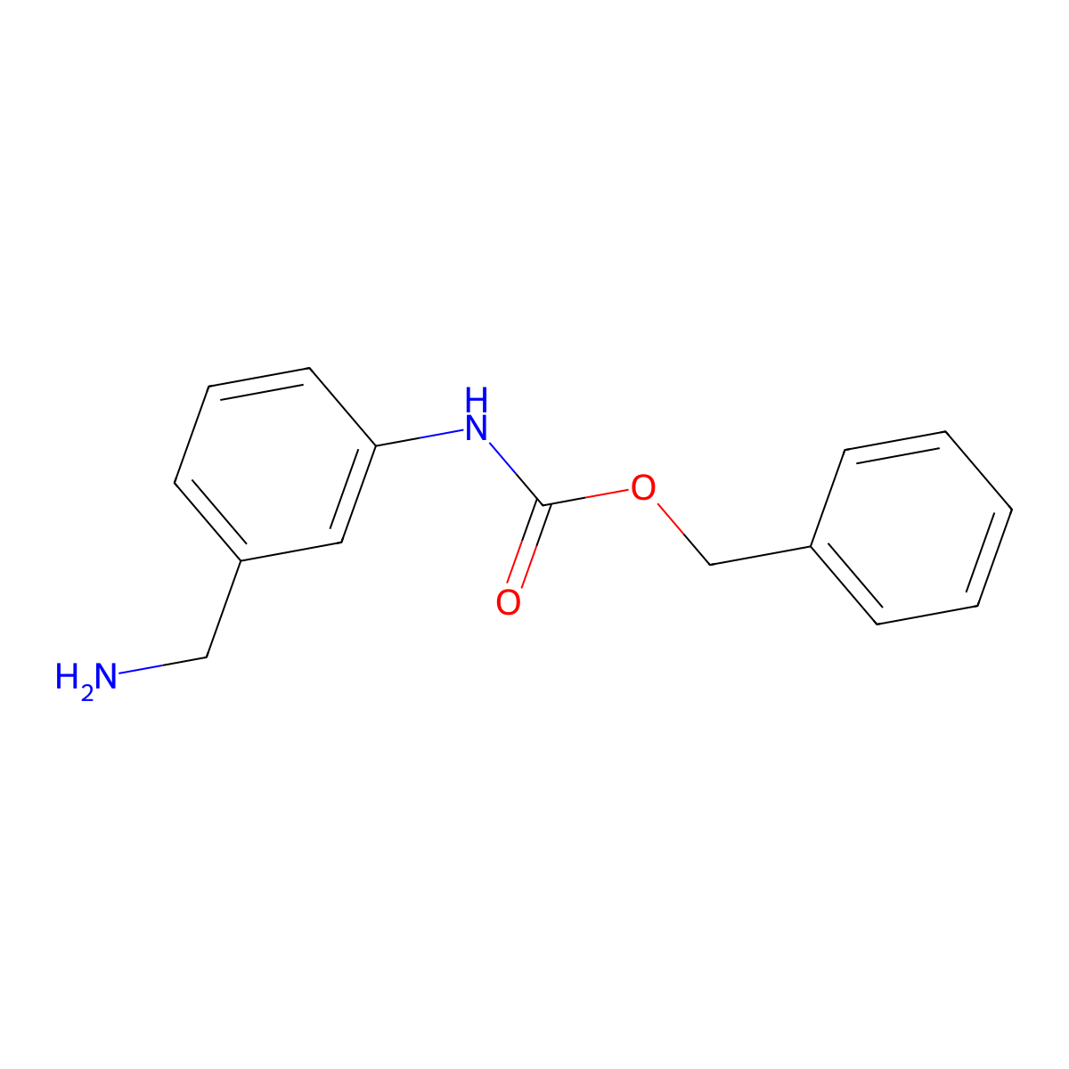 3-(Cbz-amino)benzylamine molecular structure, CAS 1095512-62-1