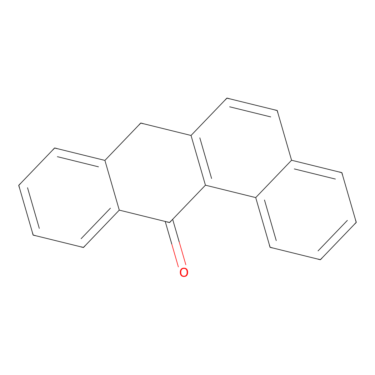 Tetraphen-12(7H)-one molecular structure, CAS 109558-87-4