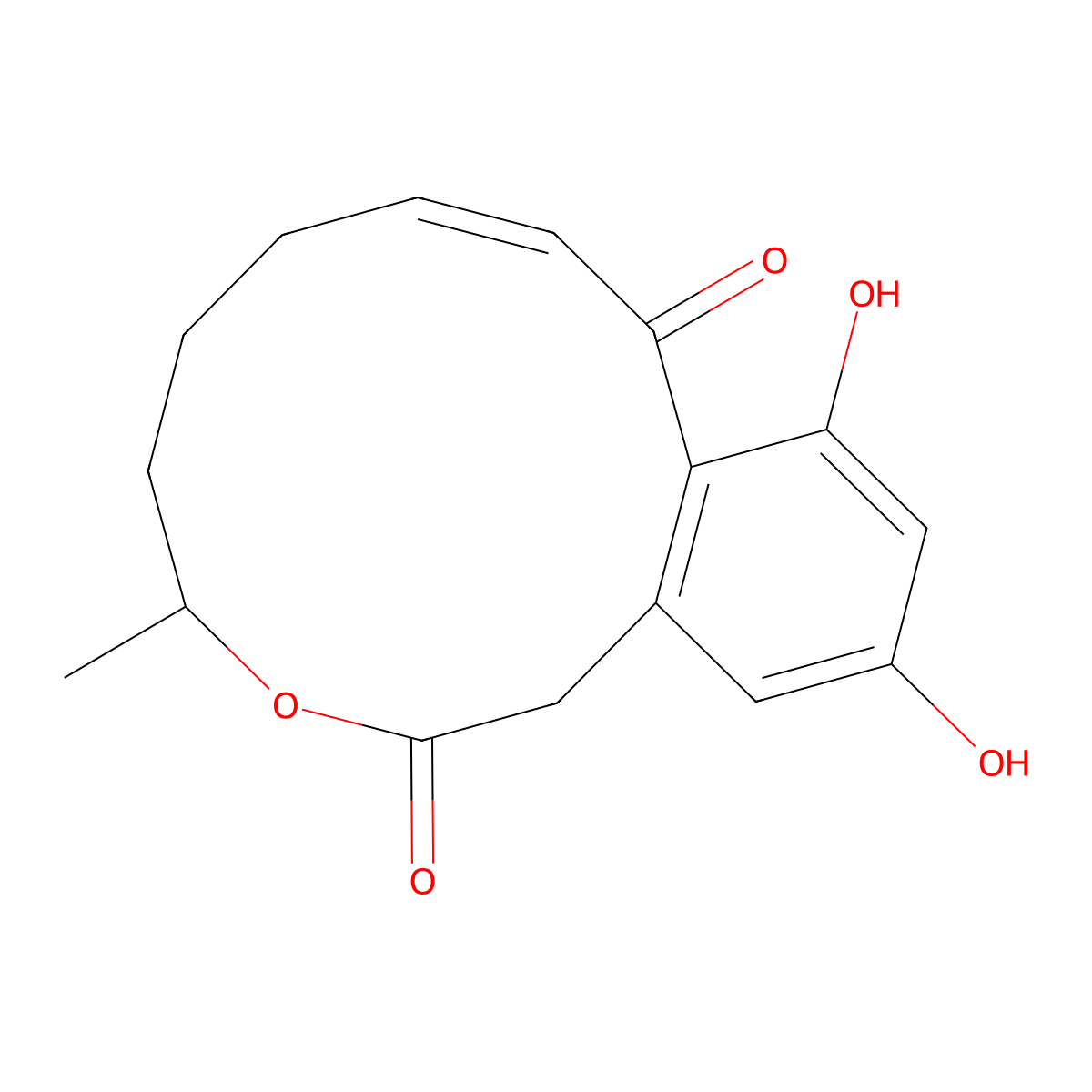 (S)-10,11-Dehydrocurvularin molecular structure, CAS 1095588-70-7