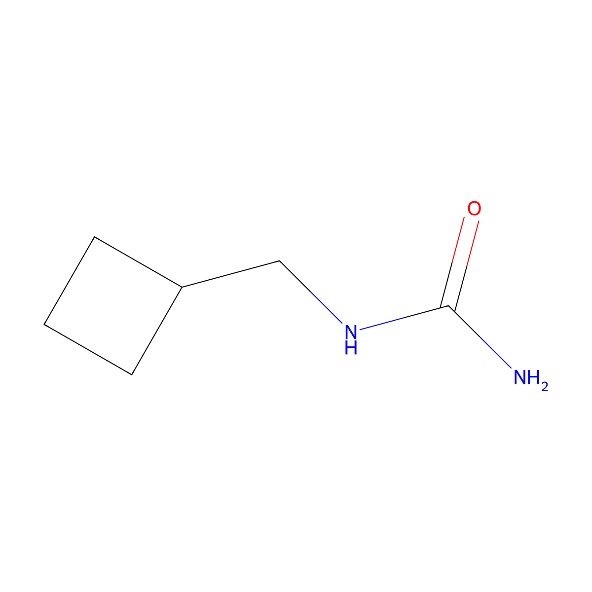 (Cyclobutylmethyl)urea molecular structure, CAS 1095592-82-7