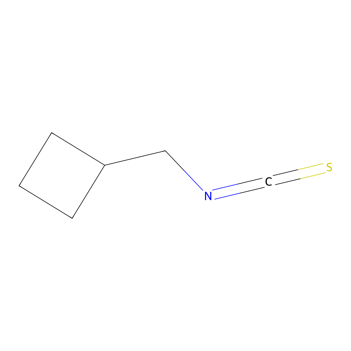 (Isothiocyanatomethyl)cyclobutane molecular structure, CAS 1095592-84-9