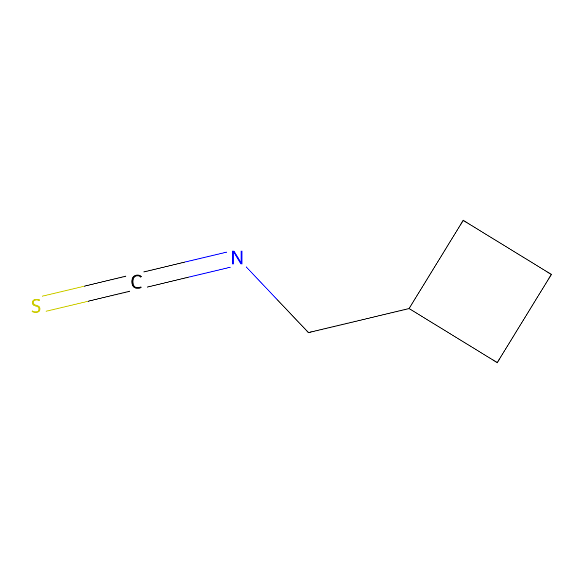 (Isothiocyanatomethyl)cyclobutane molecular structure, CAS 1095592-84-9