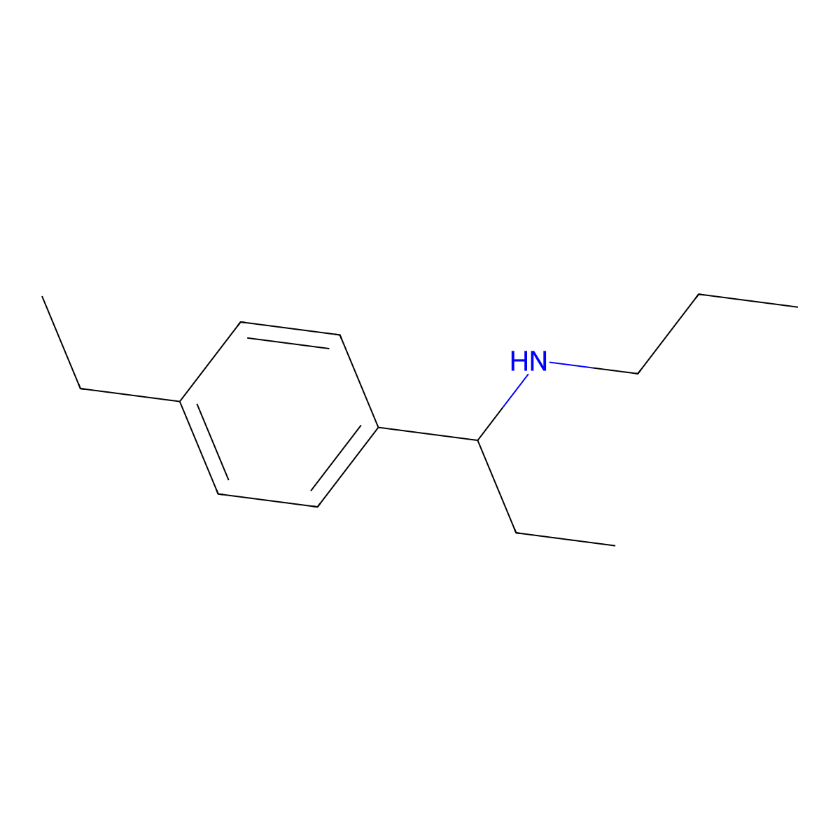 [1-(4-Ethylphenyl)propyl](propyl)amine molecular structure, CAS 1095611-99-6