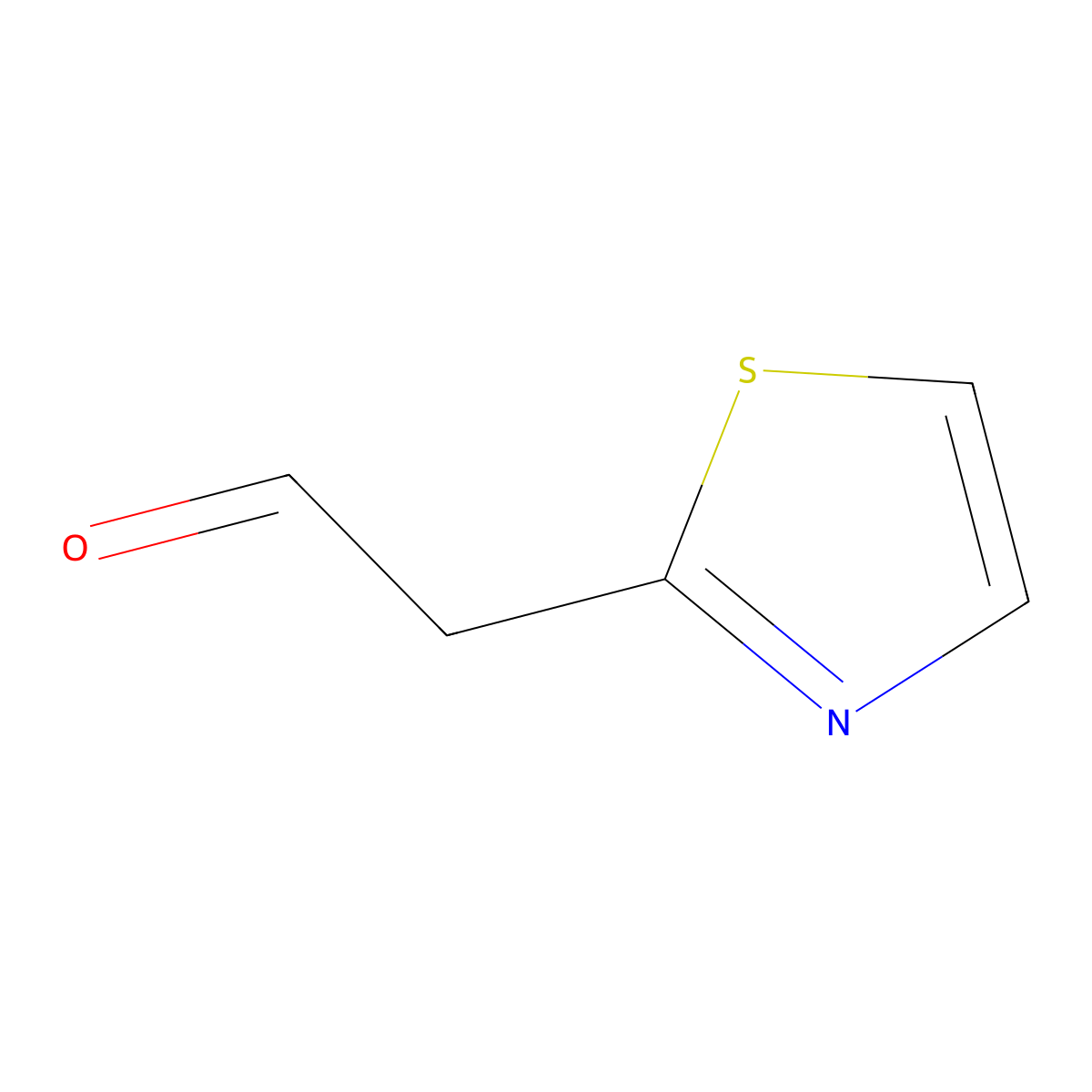 2-(1,3-Thiazol-2-YL)acetaldehyde molecular structure, CAS 1095714-43-4