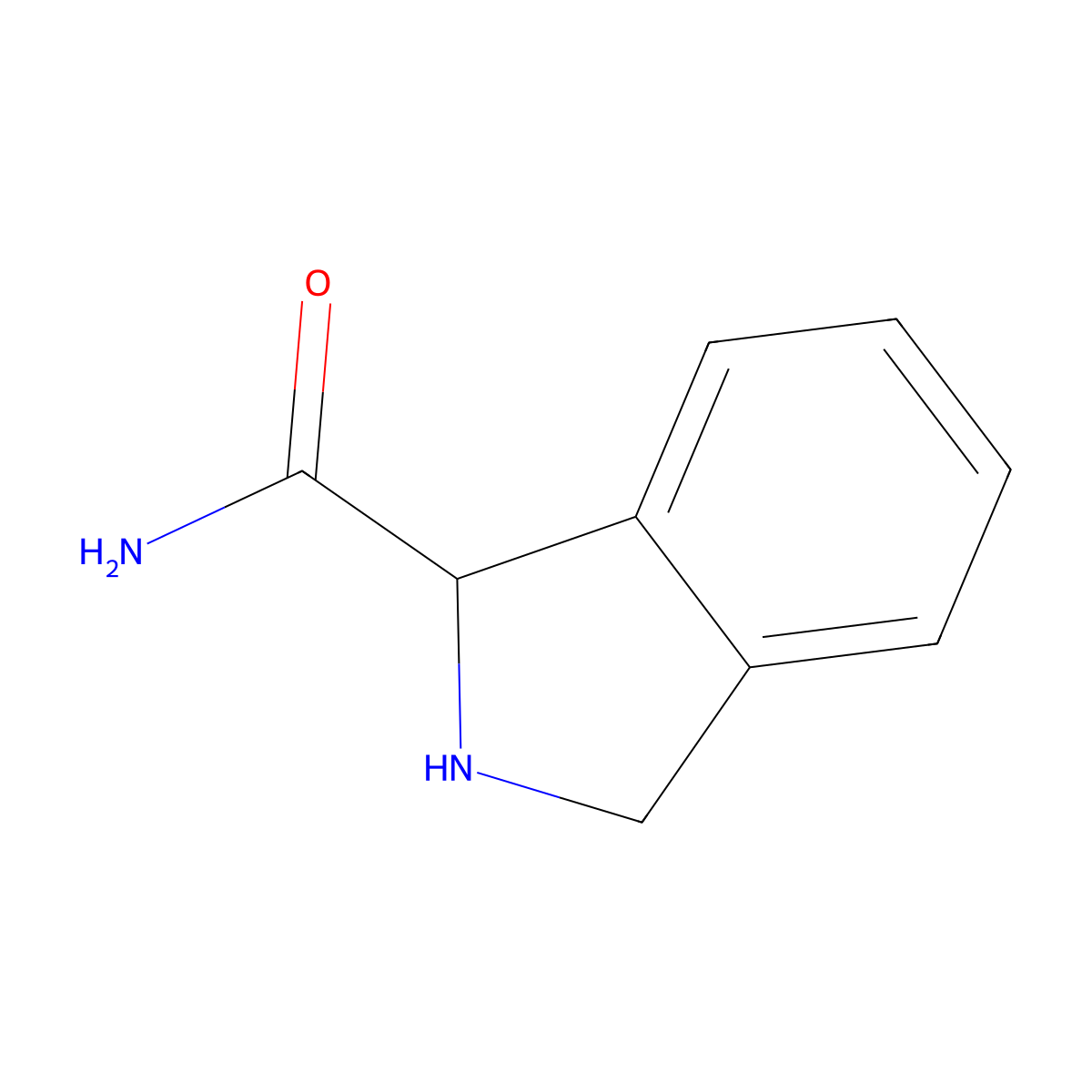 Isoindoline-1-carboxamide molecular structure, CAS 1095715-76-6