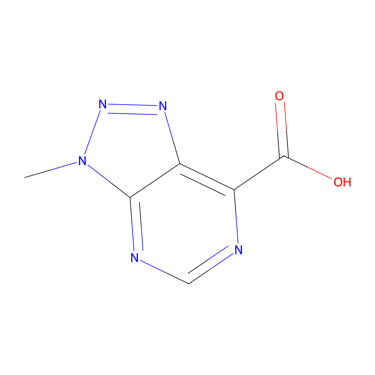 3-Methyl-3H-[1,2,3]triazolo[4,5-D]pyrimidine-7-carboxylic acid molecular structure, CAS 1095822-43-7