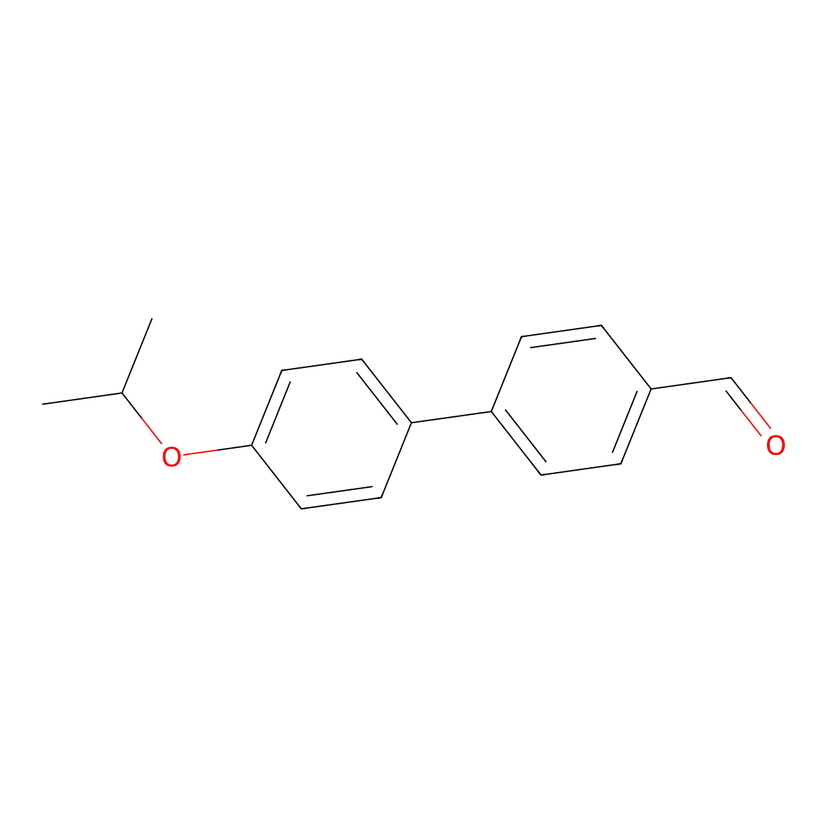 4'Isopropoxy-[1,1'-biphenyl]-4-carbaldehyde molecular structure, CAS 1095989-15-3