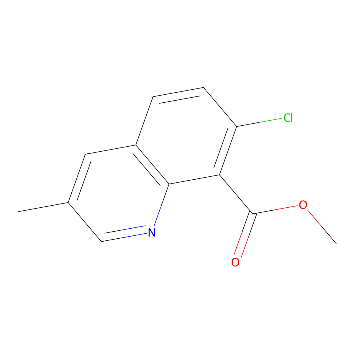Quinmerac-methyl molecular structure, CAS 109623-67-8