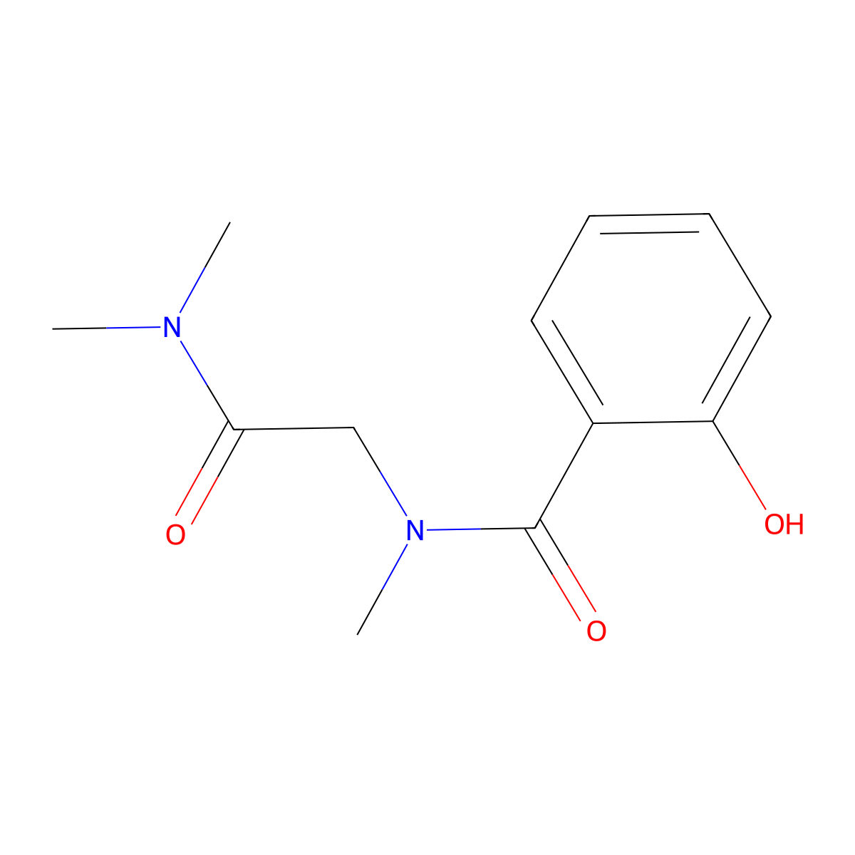 n-(2-(Dimethylamino)-2-oxoethyl)-2-hydroxy-N-methylbenzamide molecular structure, CAS 1096304-05-0