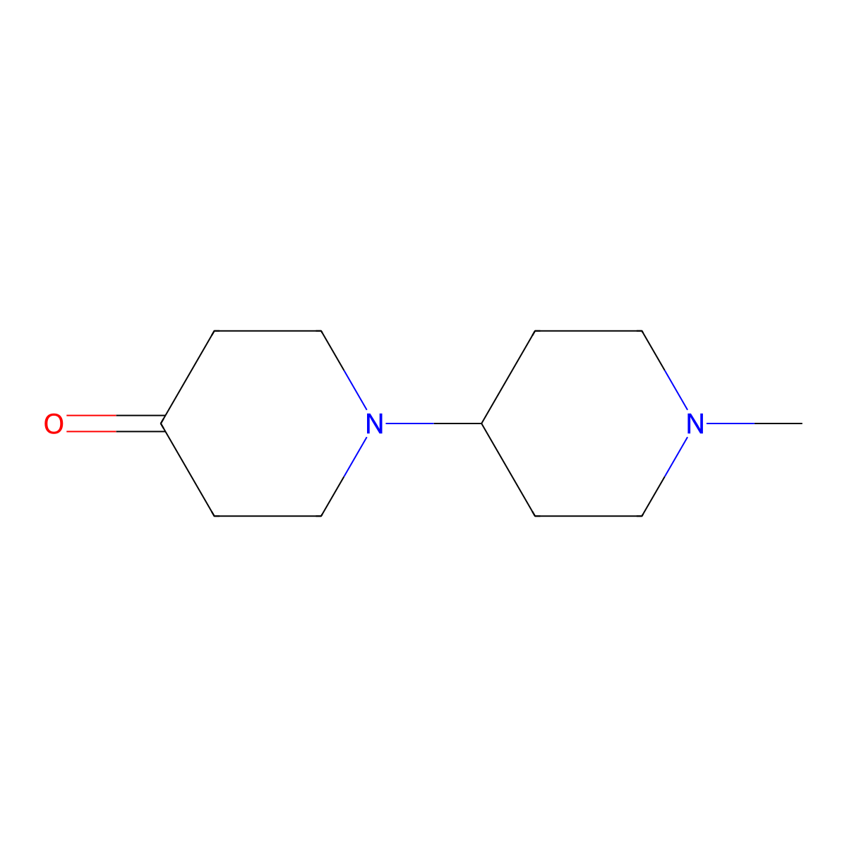1-(1-Methylpiperidin-4-yl)piperidin-4-one molecular structure, CAS 1096339-75-1
