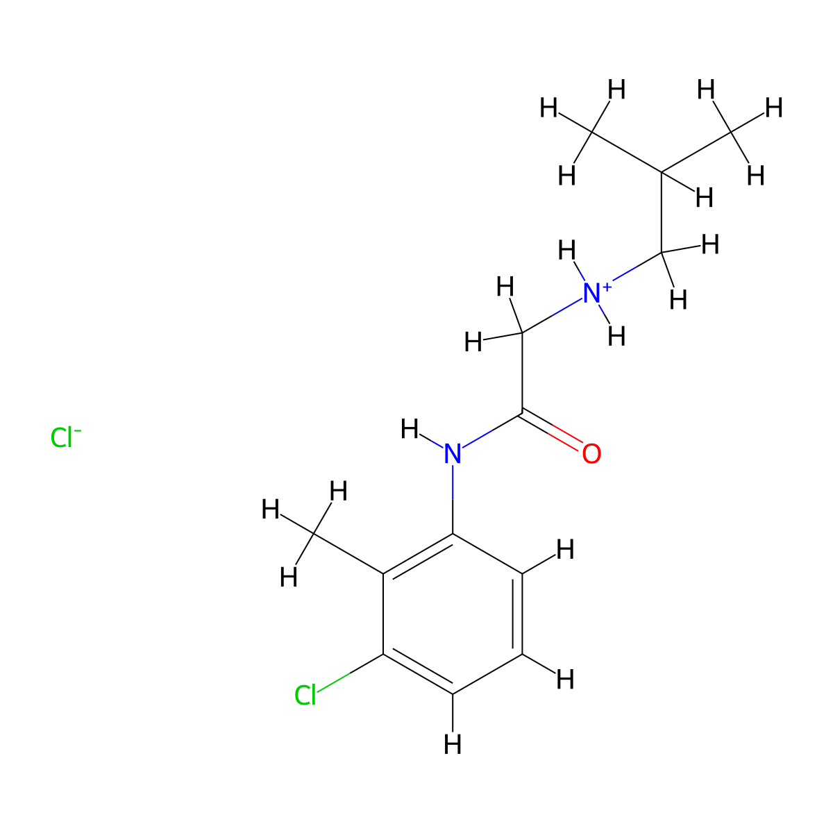 o-Acetotoluidide, 3'-chloro-2-isobutylamino-, hydrochloride molecular structure, CAS 109654-77-5