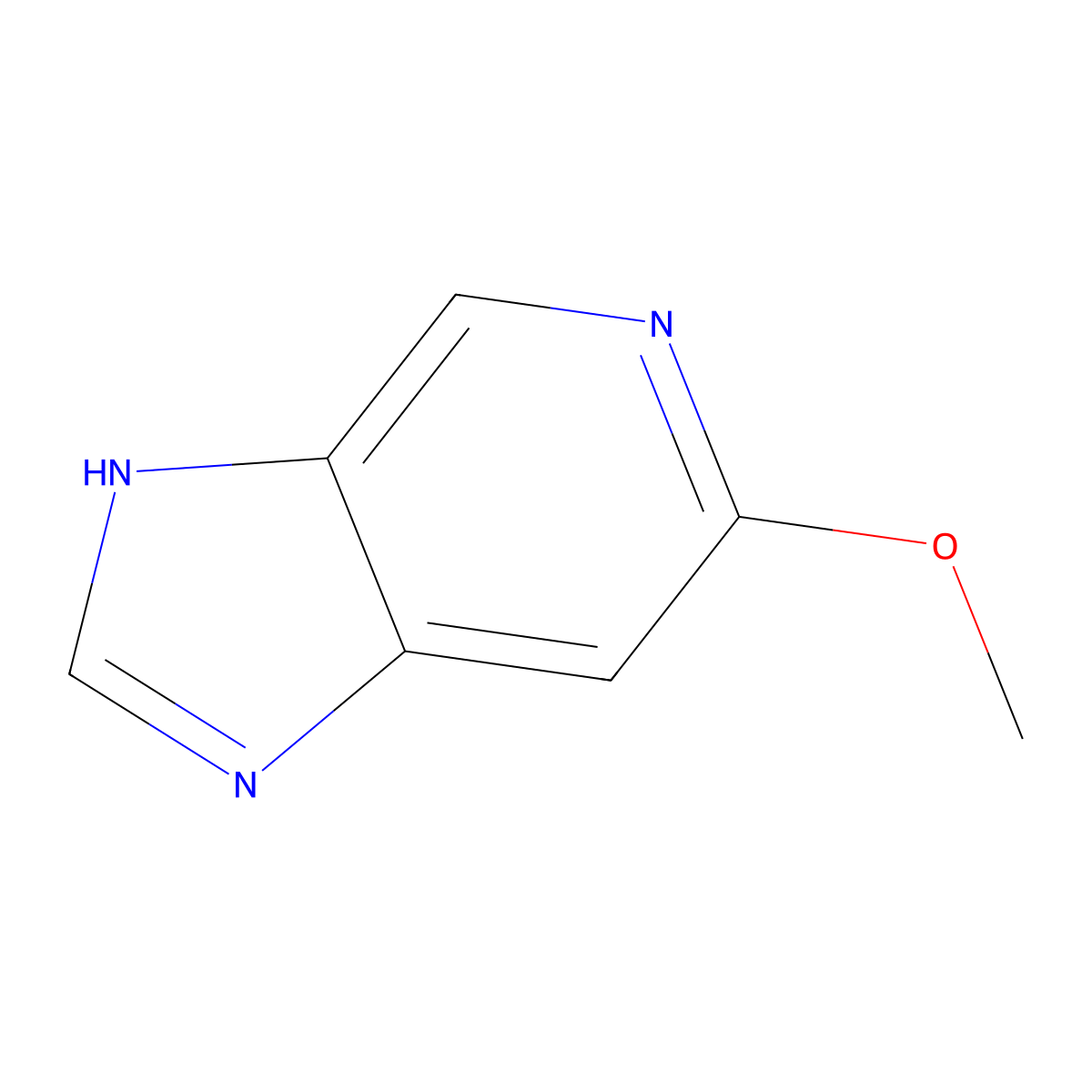 6-methoxy-1H-imidazo[4,5-c]pyridine molecular structure, CAS 1096666-02-2