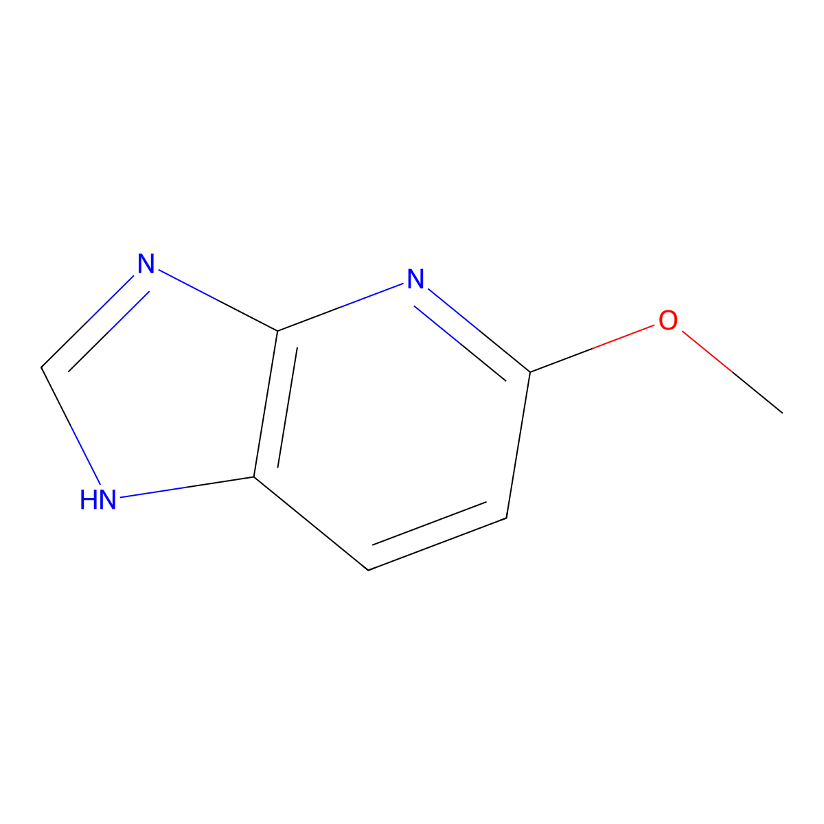 5-methoxy-1H-imidazo[4,5-b]pyridine molecular structure, CAS 1096666-10-2