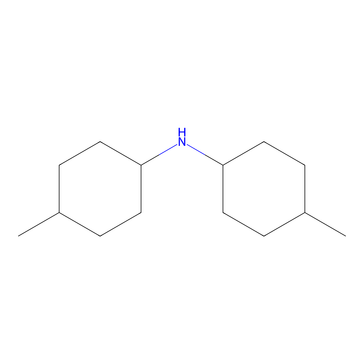 4-methyl-N-(4-methylcyclohexyl)cyclohexan-1-amine molecular structure, CAS 109667-09-6