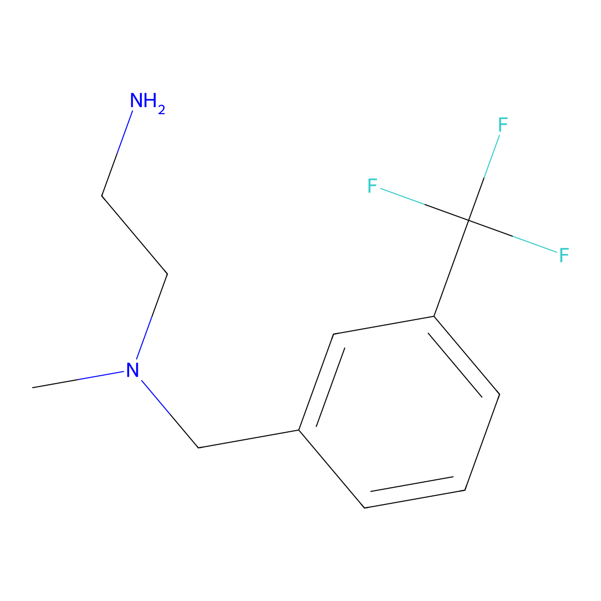 N1-Methyl-N1-(3-(trifluoromethyl)benzyl)ethane-1,2-diamine molecular structure, CAS 1096795-66-2