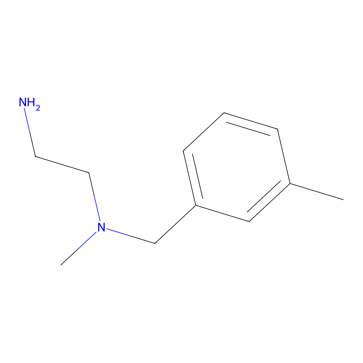 N*1*-Methyl-N*1*-(3-methyl-benzyl)-ethane-1,2-diamine molecular structure, CAS 1096795-69-5