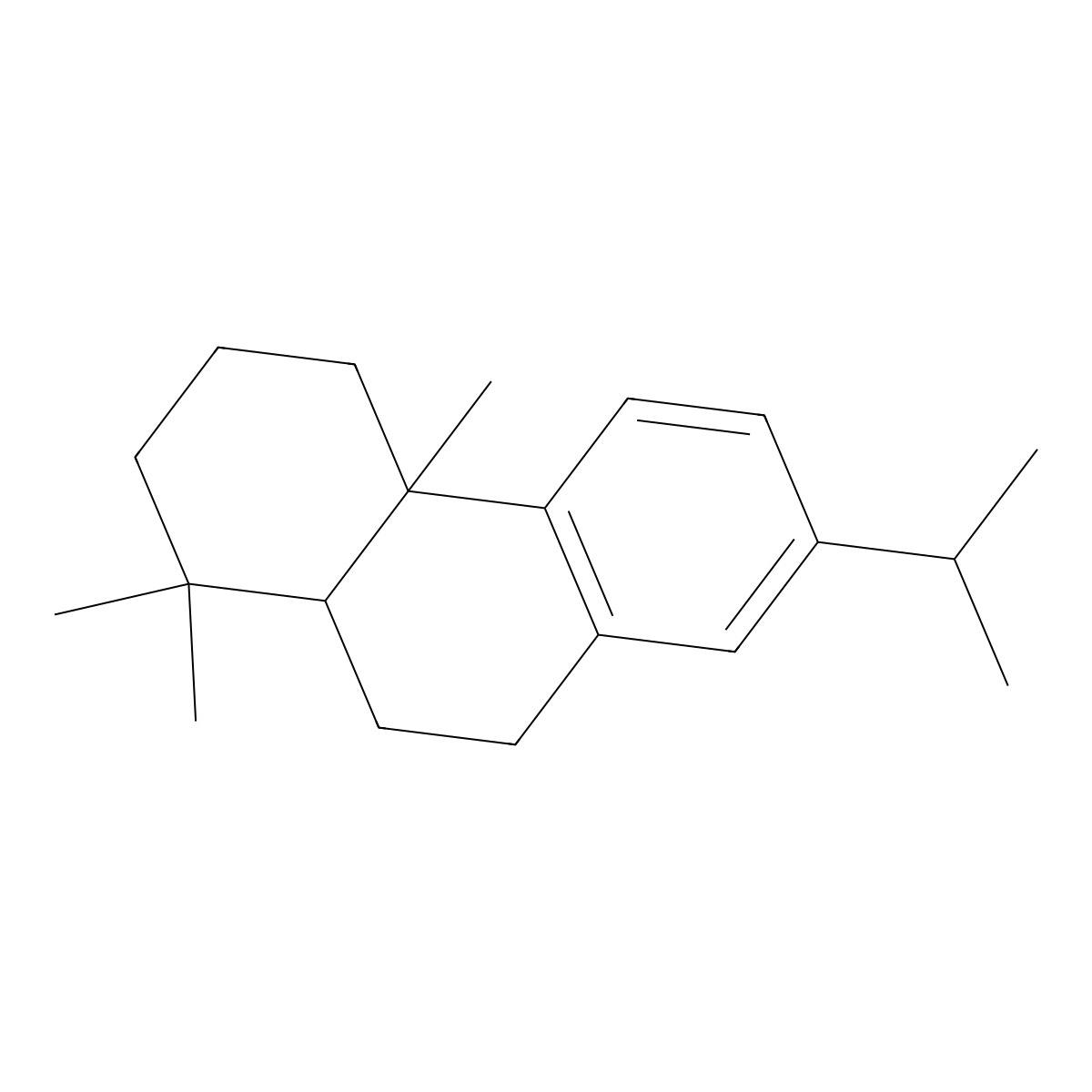 Dehydroabietane molecular structure, CAS 109680-01-5