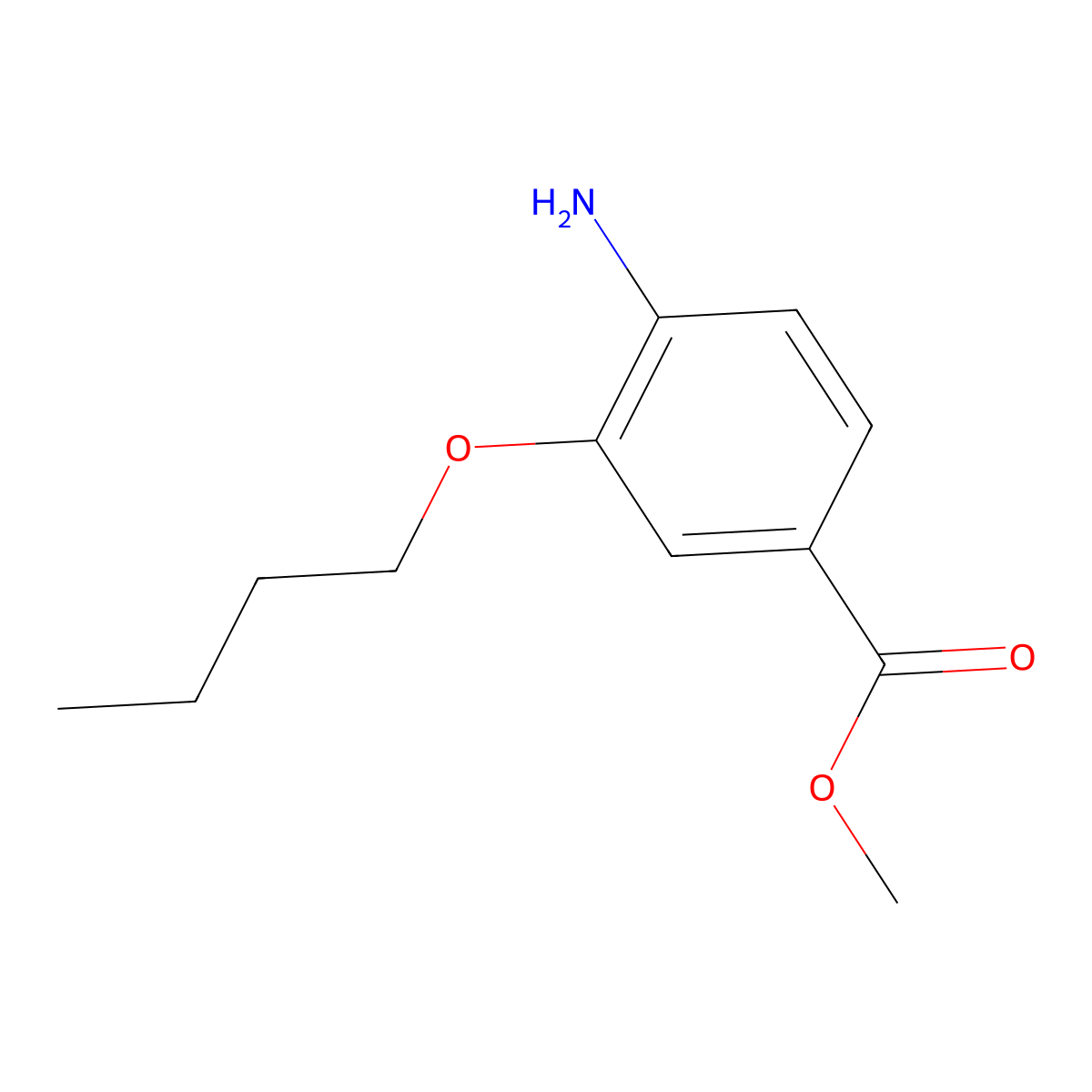 Oxybuprocaine Impurity 4 molecular structure, CAS 1096863-52-3