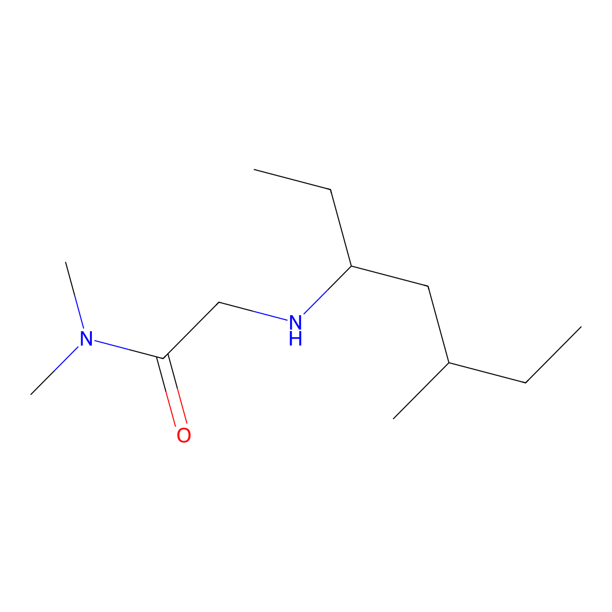 N,N-Dimethyl-2-[(5-methylheptan-3-yl)amino]acetamide molecular structure, CAS 1096870-99-3