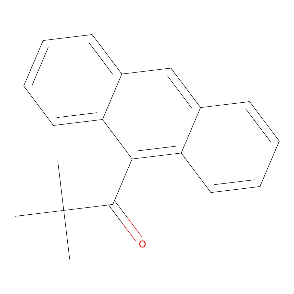 1-(Anthracen-9-YL)-2,2-dimethylpropan-1-one molecular structure, CAS 109688-18-8
