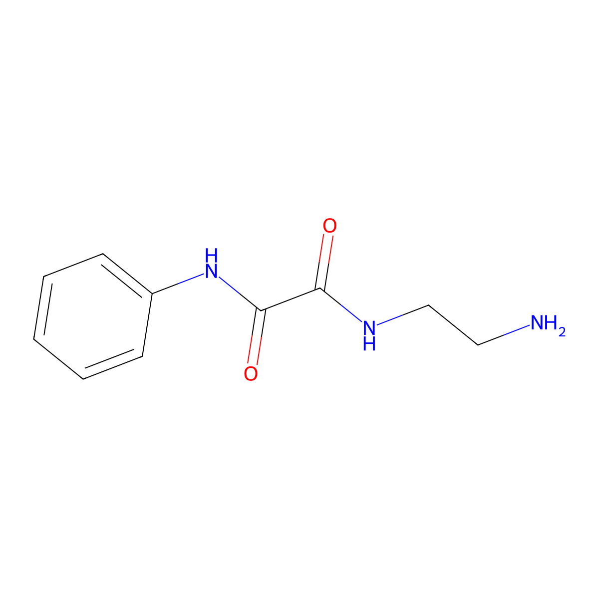 N-(2-aminoethyl)-N'-phenylethanediamide molecular structure, CAS 1096887-55-6