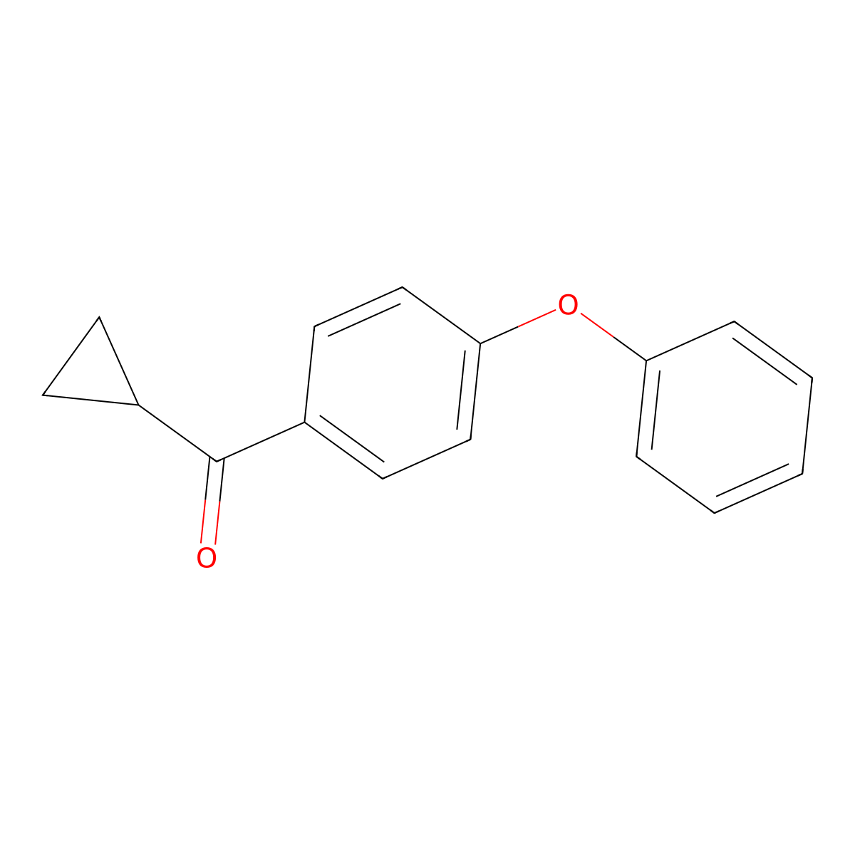 Cyclopropyl(4-phenoxyphenyl)methanone molecular structure, CAS 1096909-47-5