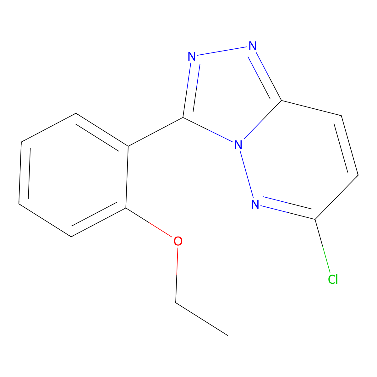6-Chloro-3-(2-ethoxyphenyl)-[1,2,4]triazolo[4,3-b]pyridazine molecular structure, CAS 1096925-96-0