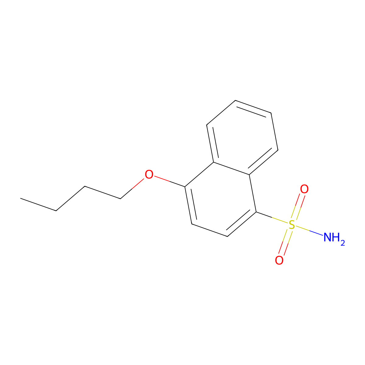 4-Butoxynaphthalenesulfonamide molecular structure, CAS 1096960-64-3