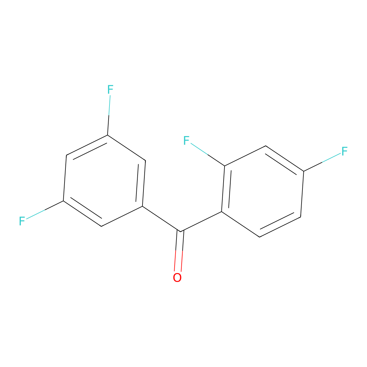 2,3',4,5'-Tetrafluorobenzophenone molecular structure, CAS 1096971-71-9