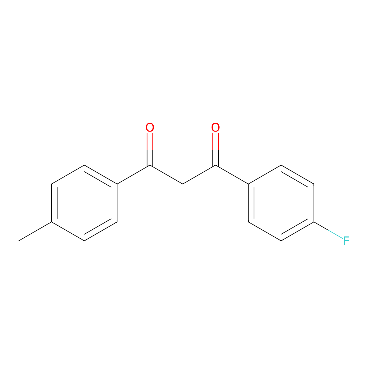 1-(4-Fluorophenyl)-3-(4-methylphenyl)-1,3-propanedione molecular structure, CAS 1097052-57-7