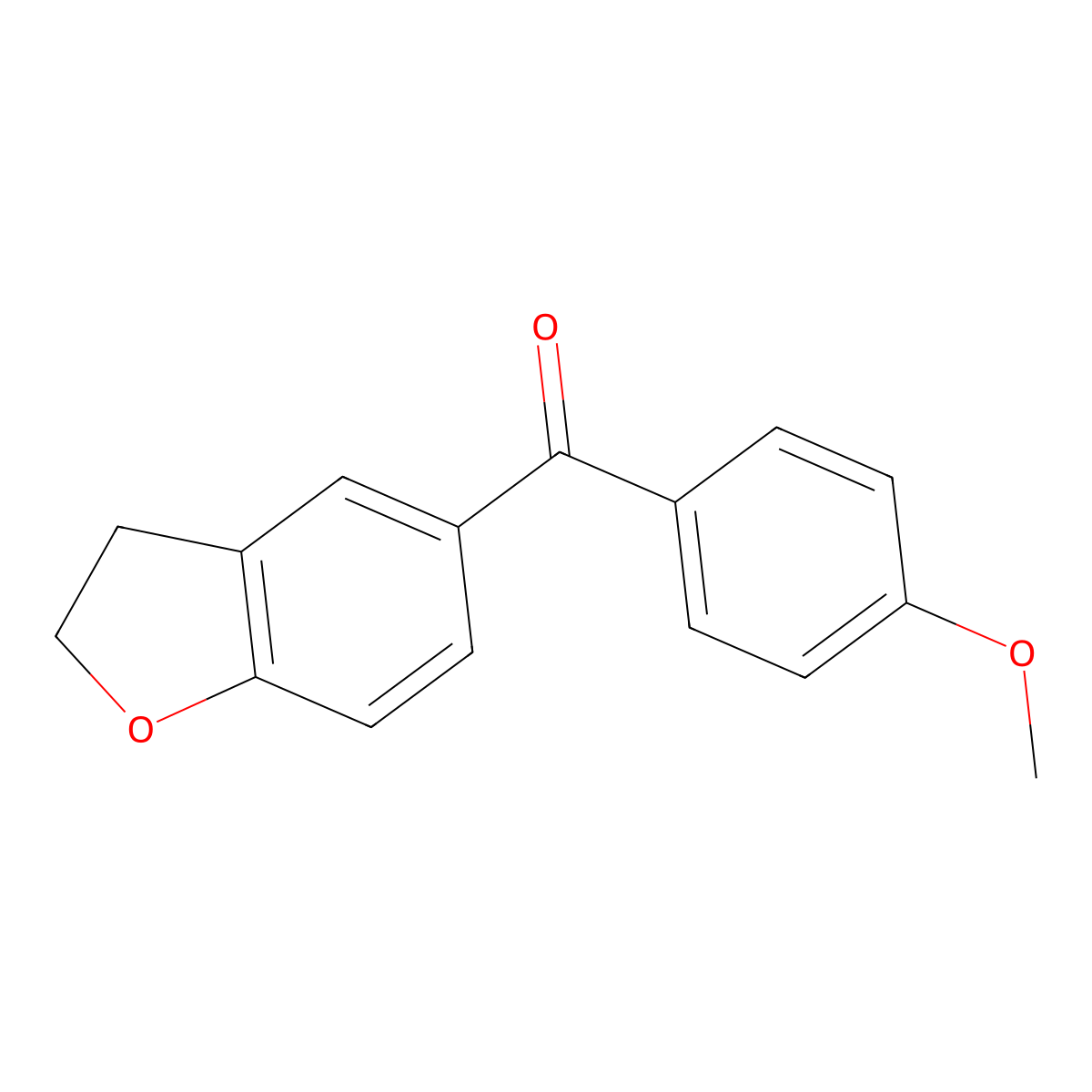 5-(4-Methoxybenzoyl)-2,3-dihydro-1-benzofuran molecular structure, CAS 1097077-29-6