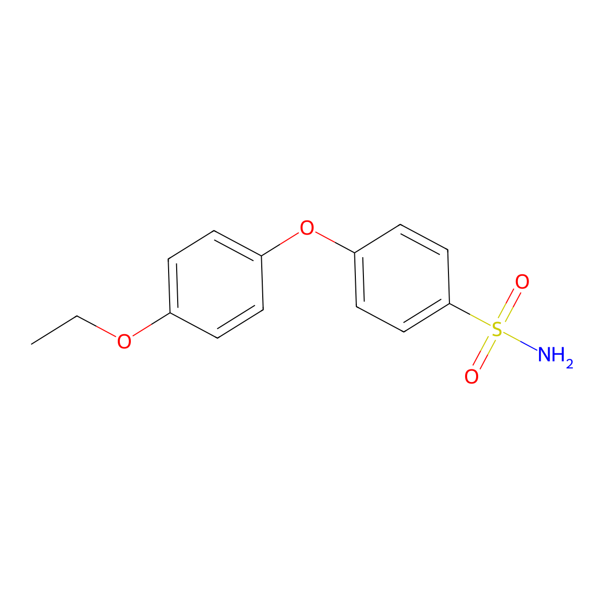 4-(4-Ethoxyphenoxy)benzene-1-sulfonamide molecular structure, CAS 1097096-19-9