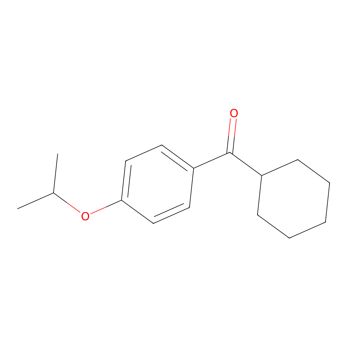 Cyclohexyl(4-isopropoxyphenyl)methanone molecular structure, CAS 1097120-28-9